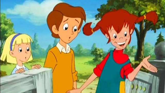 Pippi zieht in die Villa Kunterbunt ein